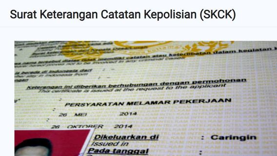 BPJS Kesehatan So Syarat SKCK ، تم اختبارها على الفور في 6 شرطة محلية