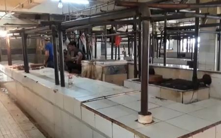 Pedagang Daging Sapi di Pasar Kramat Jati Mogok Jualan Tuntut Harga Stabil