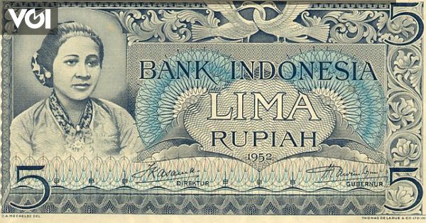 女性の感謝、インドネシア銀行の最初のお金の印刷はカルティニの写真であることが判明