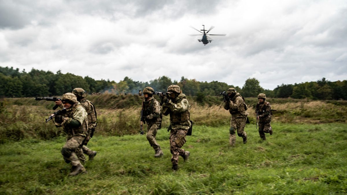 Russian Air Strike Called Destroy Peace Force Headquarters In Yavoriv, Ukraine