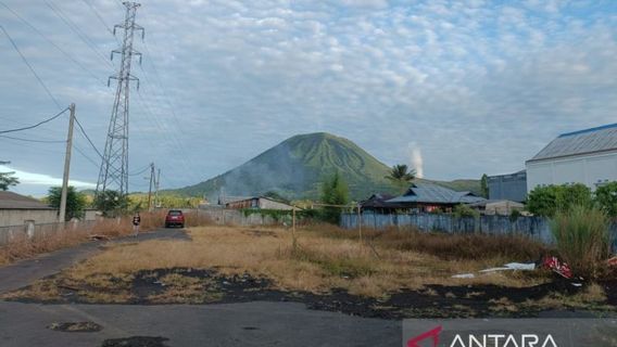 Gempa Vulkanik Gunung Lokon di Tomohon Meningkat