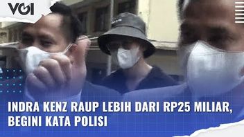 视频：Indra Kenz Raup超过250亿印尼盾，警方称
