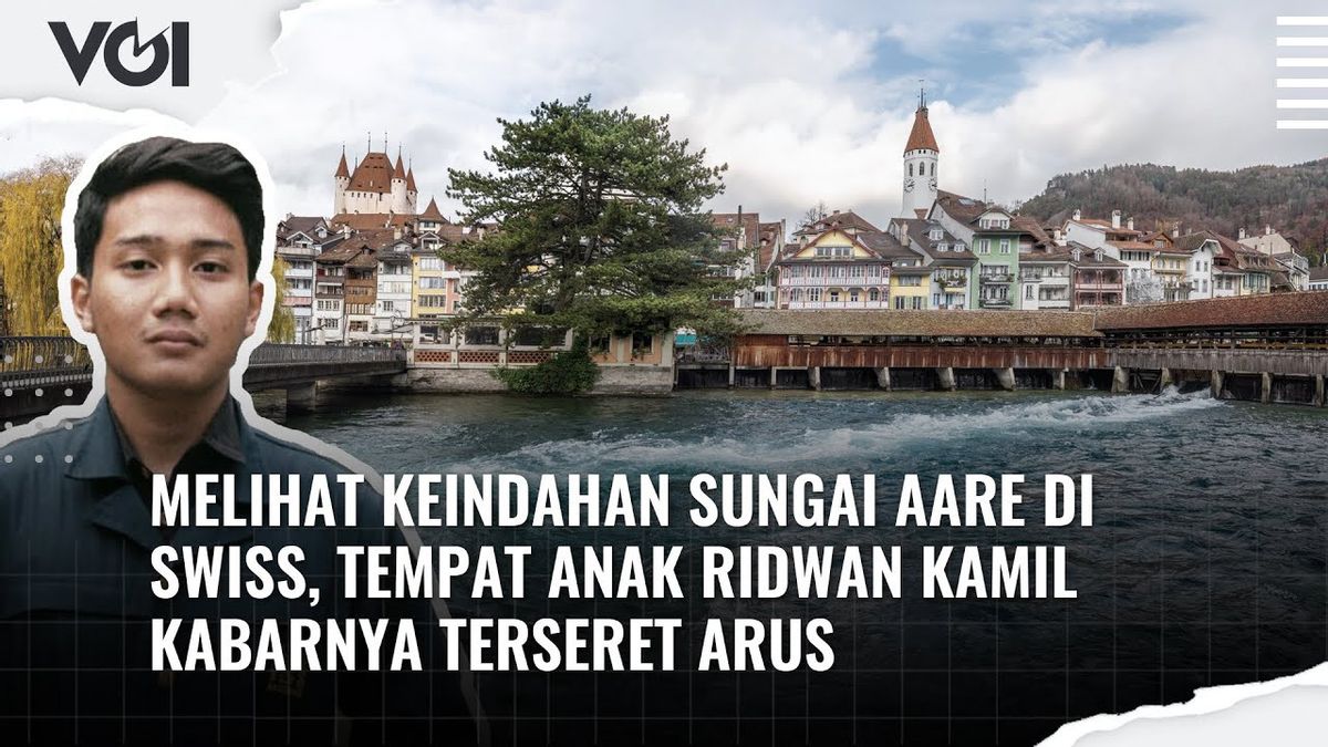 VIDEO: Seeing The Beauty Of The Aare River In Switzerland, Where Ridwan Kamil's Child Is Reportedly Being Swept Away By The Current