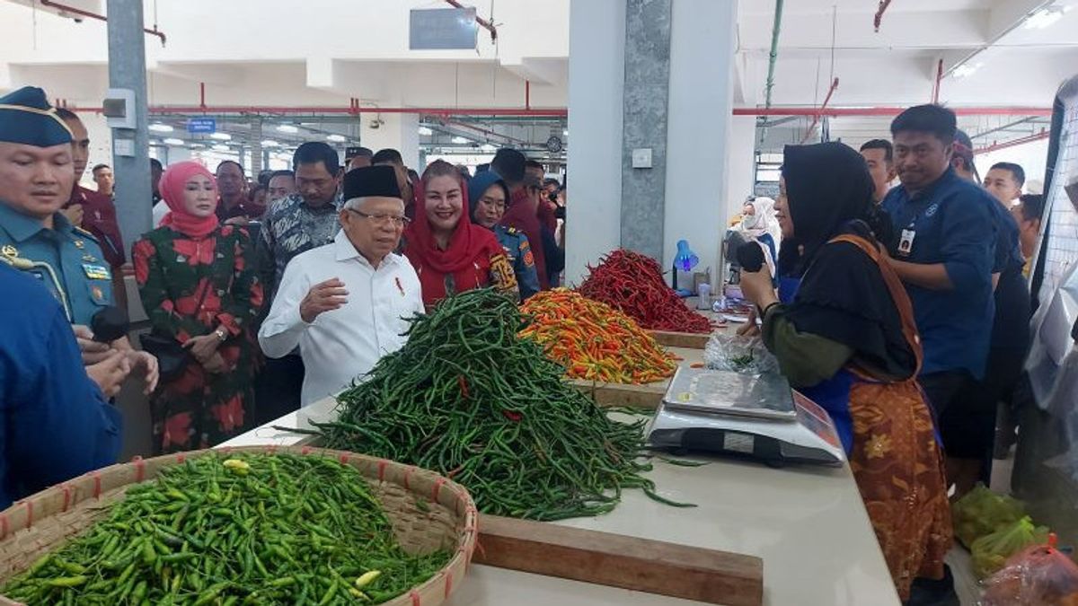 Juste pour le marché, Johar Semarang, vice-président : Noël et Noël facturent les fluctuations des prix des denrées alimentaires