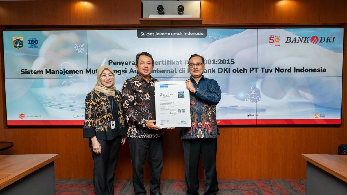 Bank DKI Holds ISO 9001: 2015 Quality Management System