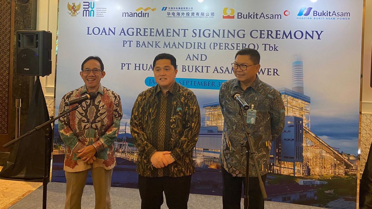 Bukit Asam HBAP a obtenu un crédit de réfinancement de 19,2 billions de roupies de la part de Bank Mandiri