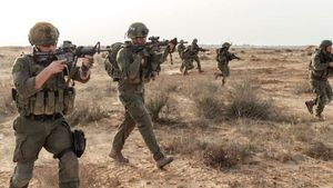 가자지구에서 벌떼의 공격을 받는 이스라엘 군인들