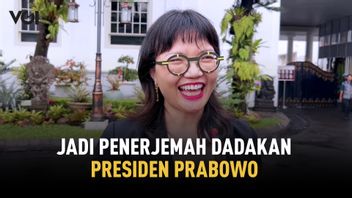 宫殿的另一面,Wamendikti Stella Christie在Prabowo会见中国总理时成为翻译