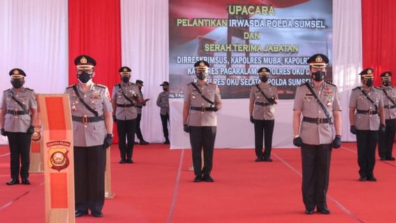  Lima Kapolres hingga Direskrimsus Polda Sumsel Diganti, Kapolrestabes Bandung Kombes Ulung Jadi Irwasda