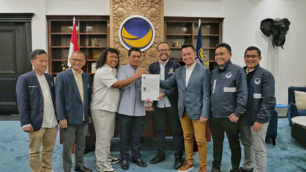 NasDem Officially Supports Ariza-Marshel In The South Tangerang Regional Head Election