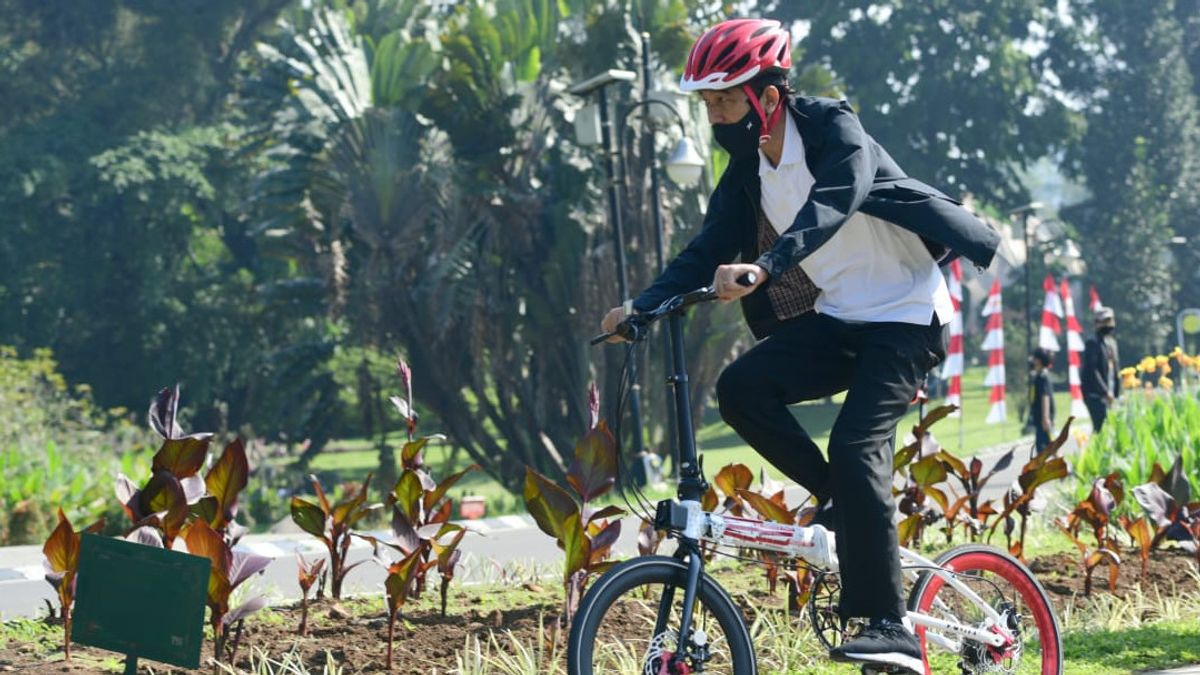 IKN Tak Cocok Buat yang Suka Naik Mobil, Jokowi: Pejalan Kaki dan Sepeda, Silakan ke Ibu Kota Baru