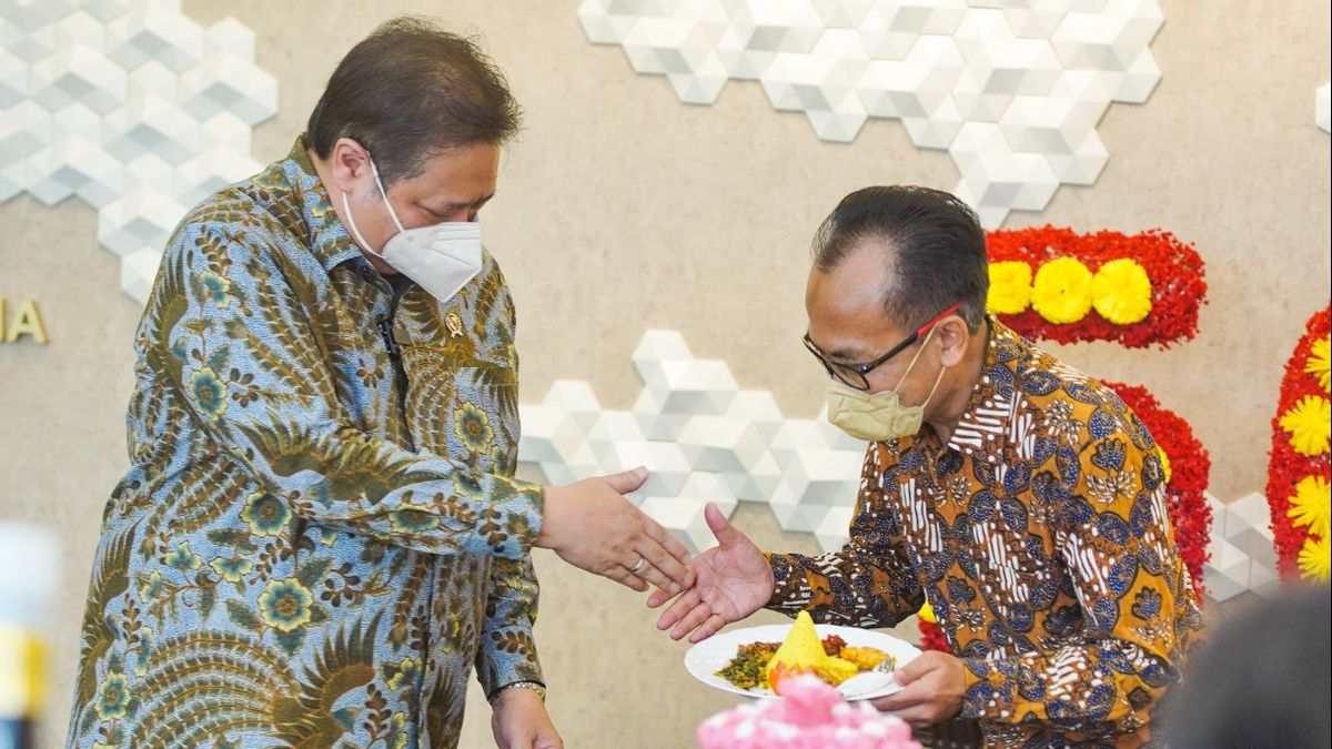 Coordinating Minister Airlangga's Message On The 56th Anniversary Of The Coordinating Ministry For The Economy: Let's Give The Best For The Nation