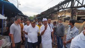 Kebakaran Pasar Lelateng Jembrana Bali, Kerugian Ditaksir Rp1 Miliar