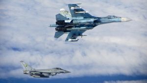 Kawal Lima Pesawat AS dan Prancis di Atas Laut Hitam, Rusia Kerahkan Jet Tempur Sukhoi