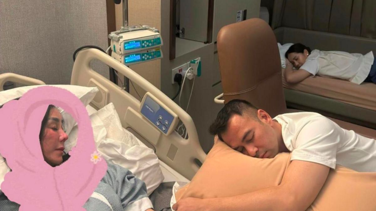 Mama Amy Dirawat di Singapura, Foto Raffi Ahmad Tidur di Samping Ibu Tuai Sorotan