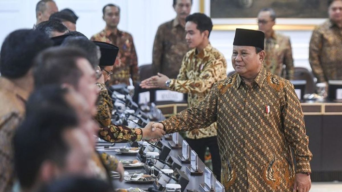 Arahan Lengkap Presiden Prabowo dalam Sidang Kabinet Paripurna Perdana