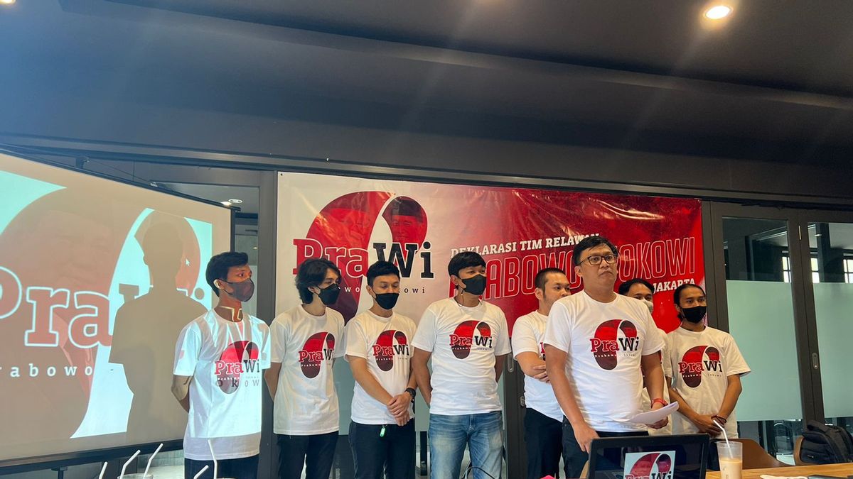 PRAWI Volunteers Support Prabowo And Jokowi Maju In The 2024 Presidential Election