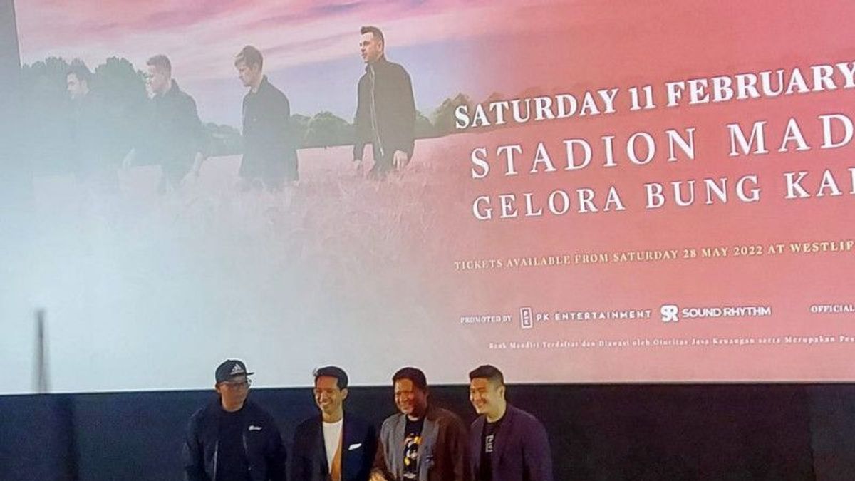 Prices And How To Buy Tickets For The Westlife Concert In Jakarta, 11 February 2023