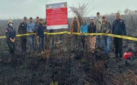 Kementerian LHK Segel 2 Lahan HGU Terkait Karhutla di Banjar Kalsel