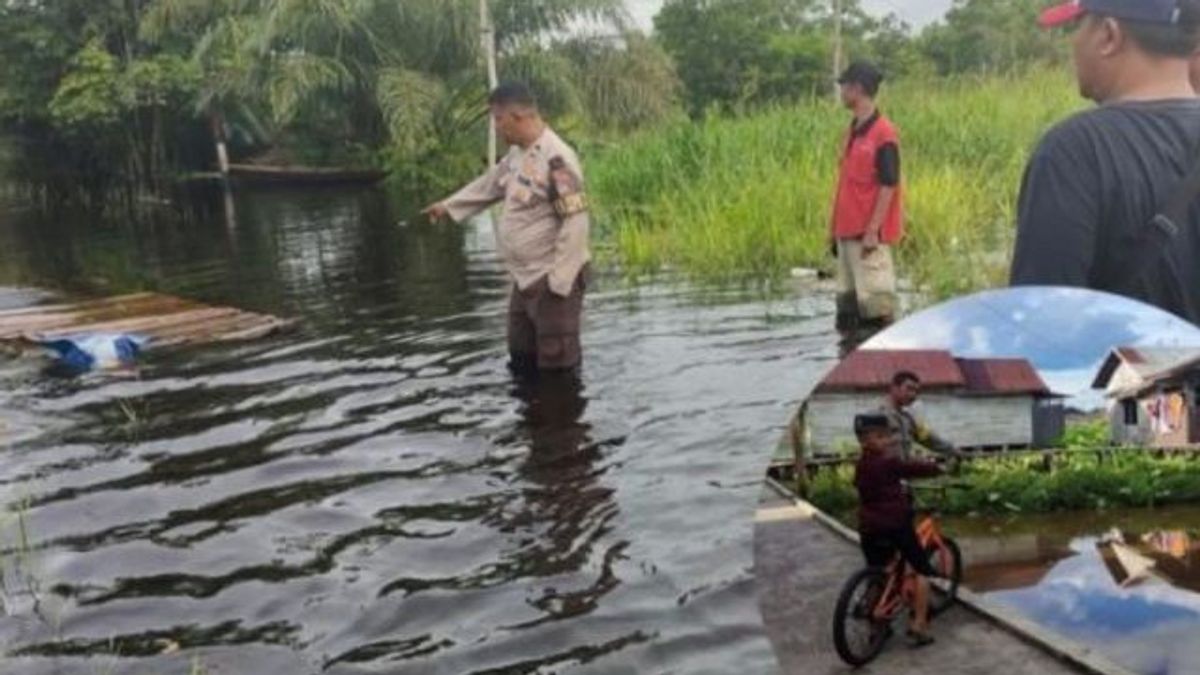 Hujan Deras Sungai Kahayan di Palangka Raya Telan Dua Korban Jiwa