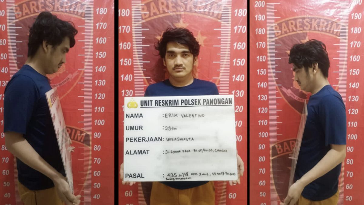 Drug Courier In Tangerang Regency Wears A Tourist Costume Around For Police Tricking