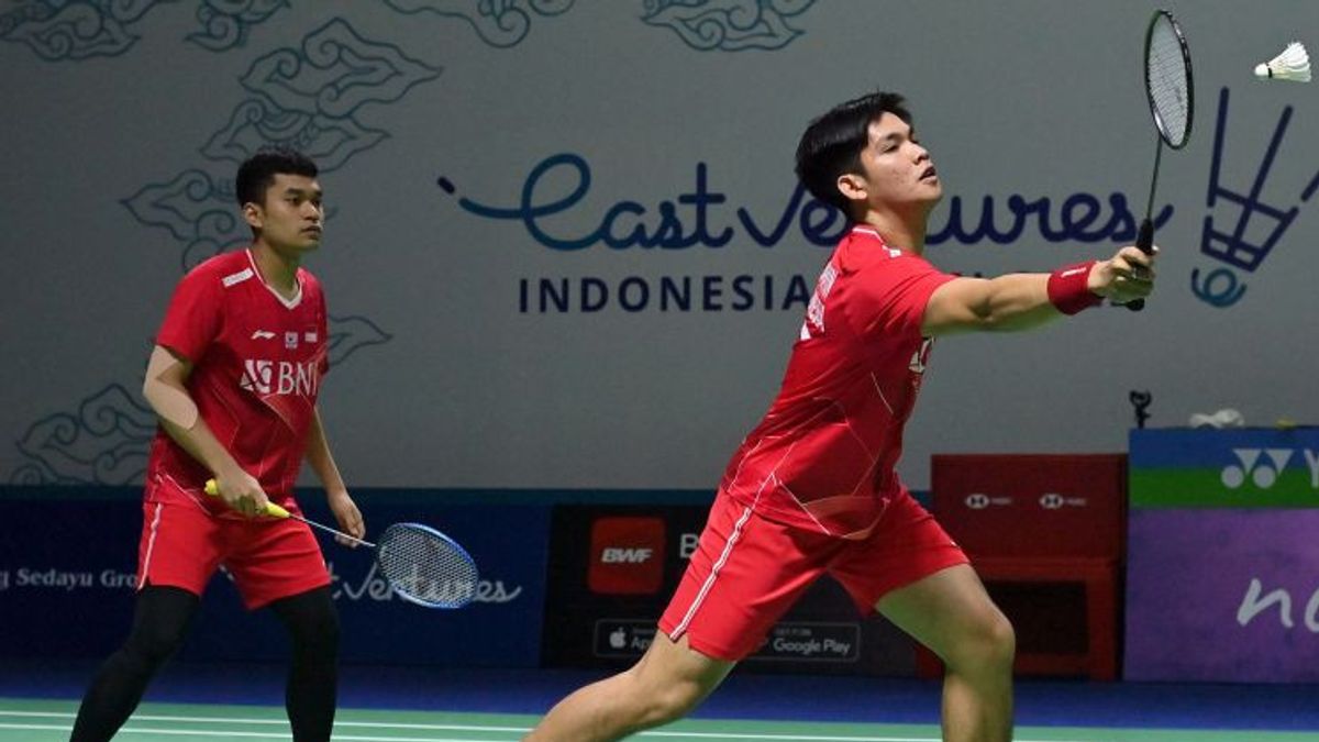 No Opponents! Four Indonesian Badminton Men's Doubles Make History Through The All Indonesian Semifinals At The Singapore Open 2022