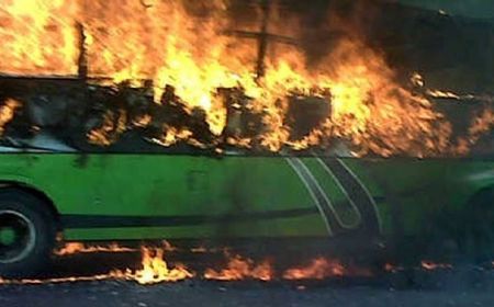 Tragis! Bus Terbakar di India Tewaskan 25 Orang