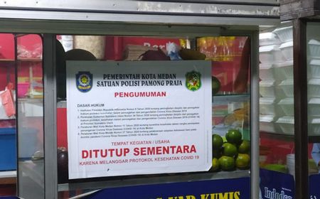 Warung Makan di Medan Disegel karena Melanggar Aturan Bobby Nasution