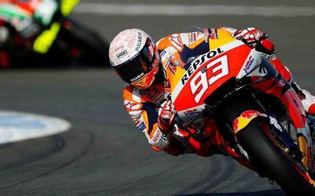 Uji Limit Tubuh Tunggangi Honda RC213V-S di Catalunya, Marquez Beri Sinyal Comeback