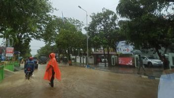 Hujan Deras dan Saluran Irigasi Jebol Bikin Tiga Ruas Jalan Pacitan Banjir