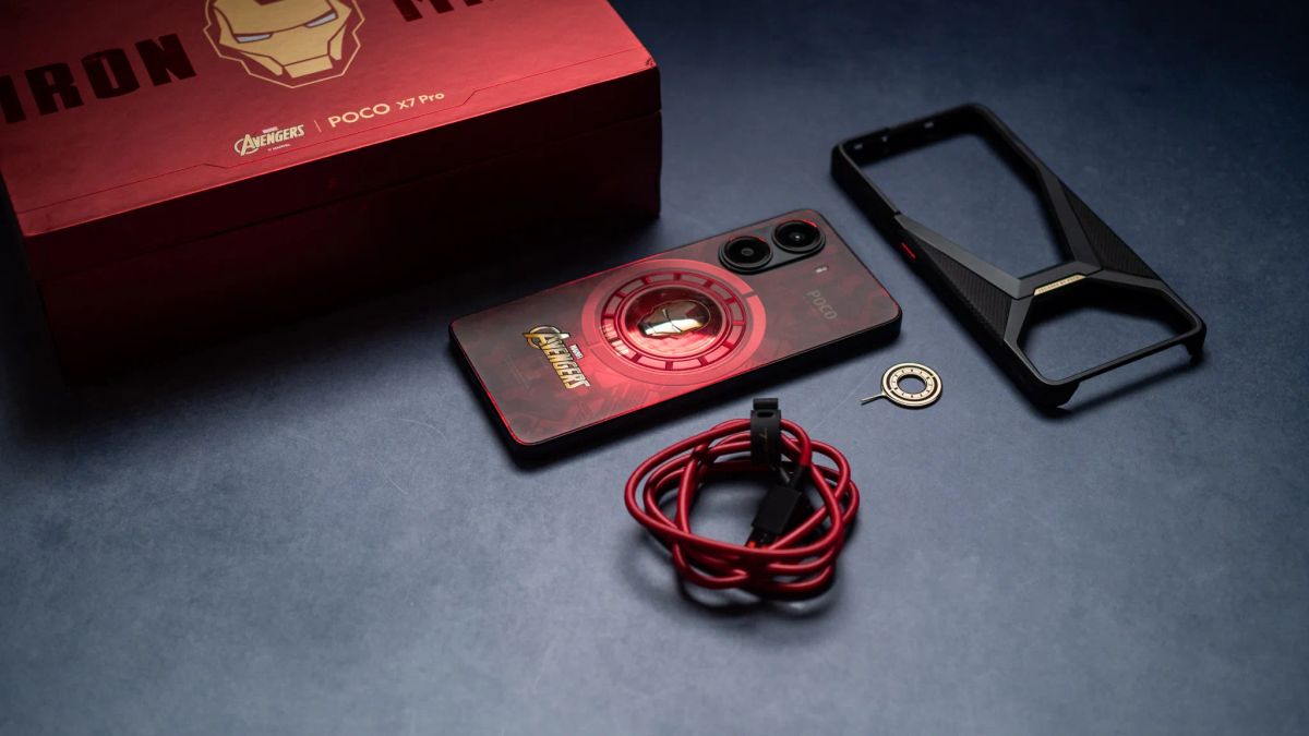Poco X8 Pro Iron Man Edition تكشف عن التصميم الفضي واللمس الخارق