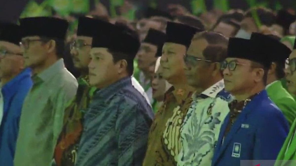 Sandiaga-Erick Thohir Hadiri Harlah 50th PPP, Mardiono: Canapres Sit On Pak Jokowi's Side, Some Have A Stronger Signal