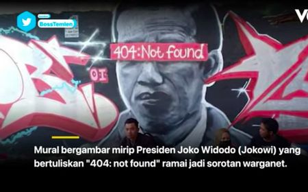 Jokowi Respons Santai Kritik 'Dipaksa Sehat di Negara Sakit' dan Mural '404: Not Found,' Polri: Tak Kami Tindak!