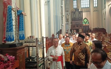 Terima Bantuan Rp1 Miliar dari Menag Yaqut, Uskup Agung Jakarta Sebut Gereja Katedral Berperan Tumbuhkan Persaudaraan