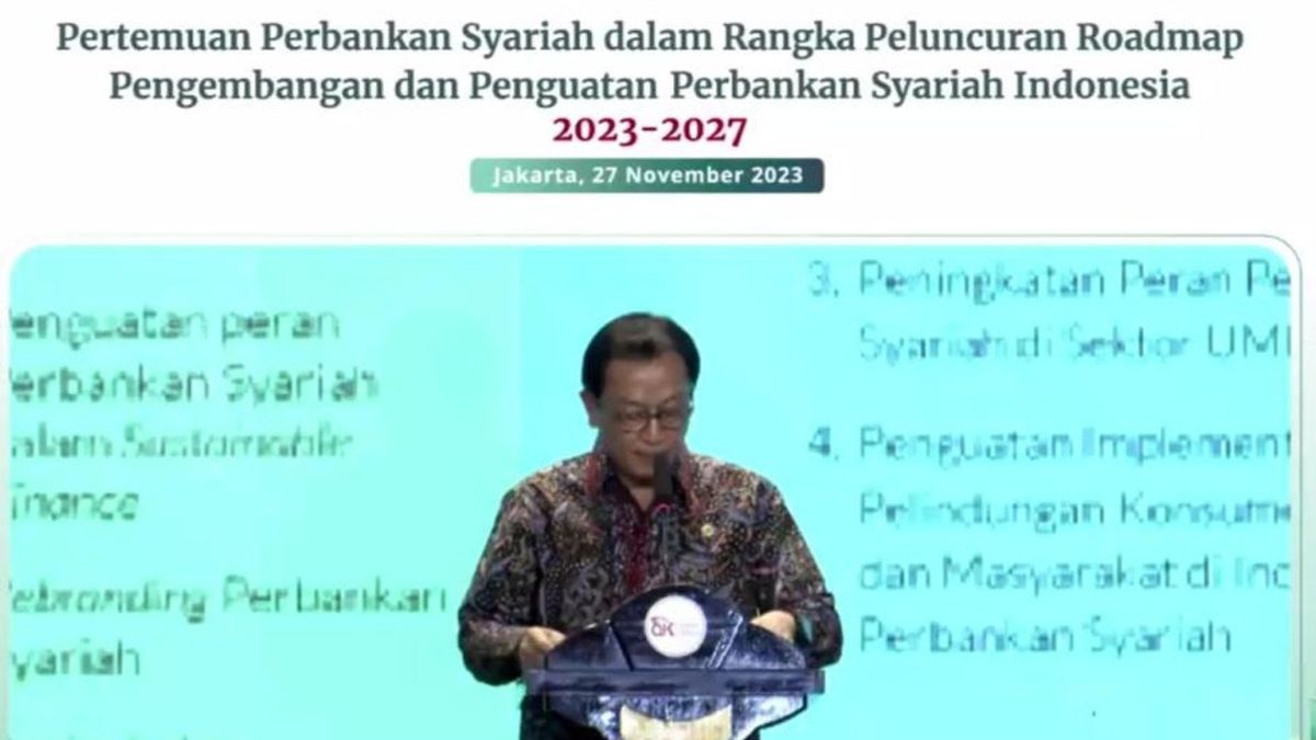 OJK 启动 印度尼西亚伊斯兰银行业发展和加强路线图 2023-2027