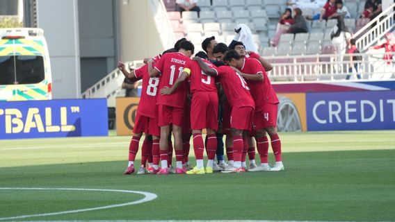 The U-23 Indonesian National Team Scenario Qualifies For The Fall Fase Of The U-23 Asian Cup