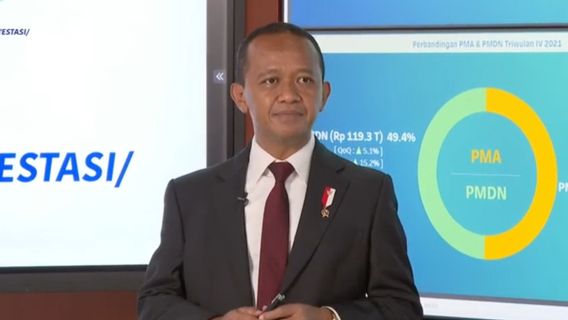 Réalisation De L’investissement 2021 Translucide Rp901 Trillion Dépasse L’objectif De Jokowi, Bahlil: Ce N’est Pas Facile, Nous Devons Créer Des Stratégies En Dehors De La Norme