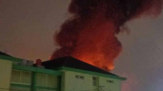 Pabrik Lilin di Tamansari Jakbar Terbakar 
