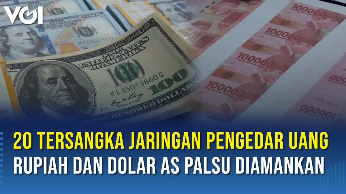 VIDEO: Criminal Investigation Department Reveals Syndicate Of Counterfeit Rupiah And Dollar Money