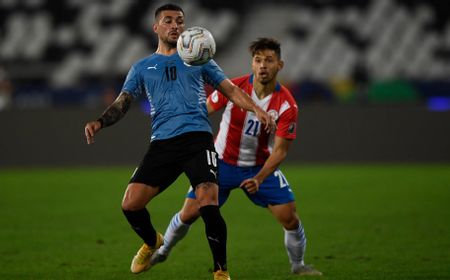 Uruguay Menang 1-0 atas Paraguay, Kedua Tim Sama-Sama Lolos ke Perempat Final