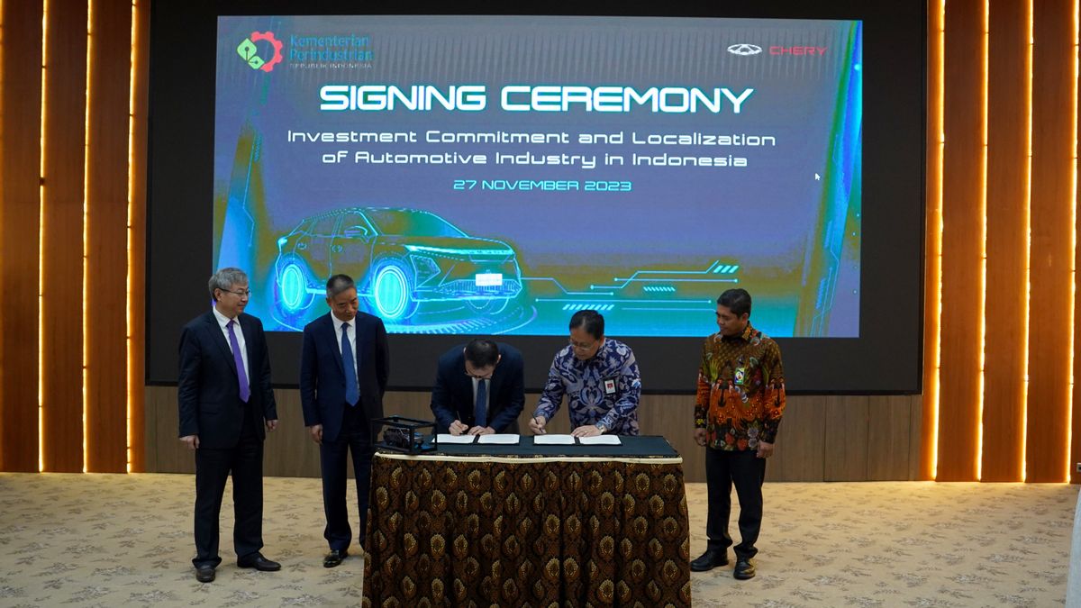 Supporting The Acceleration Of The Electric Vehicle Ecosystem, Chery Signs Lol With The Ministry Of Industry