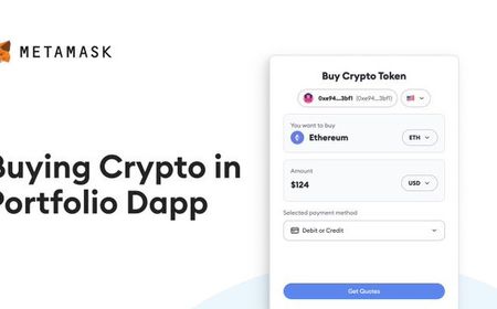 MetaMask Meluncurkan Fitur Beli Kripto Langsung dengan Mata Uang Fiat di DApp Portofolio