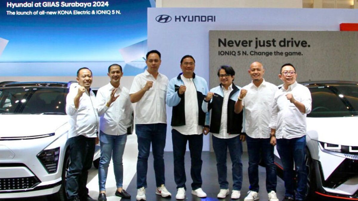 Hyundai Bawa Kona Electric Terbaru dan Ioniq 5 N di GIIAS Surabaya 2024