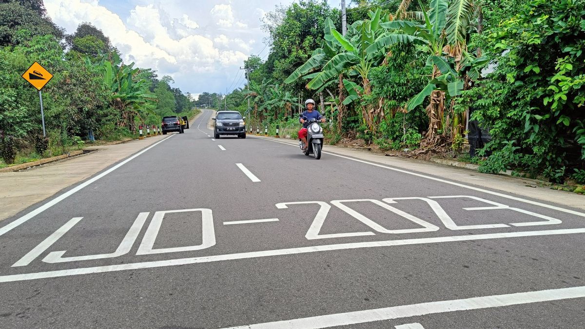 Bangka Belitung Rampung的九条区域道路修复,总预算为2943亿印尼盾