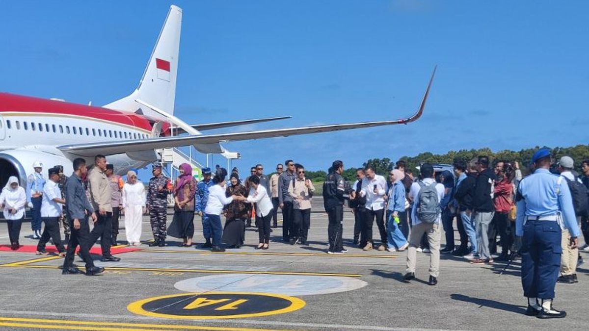 Le président Jokowi et la rangée des influenceurs sont arrivés à Kaltim, prêts à se préparer à des activités conjointes à IKN