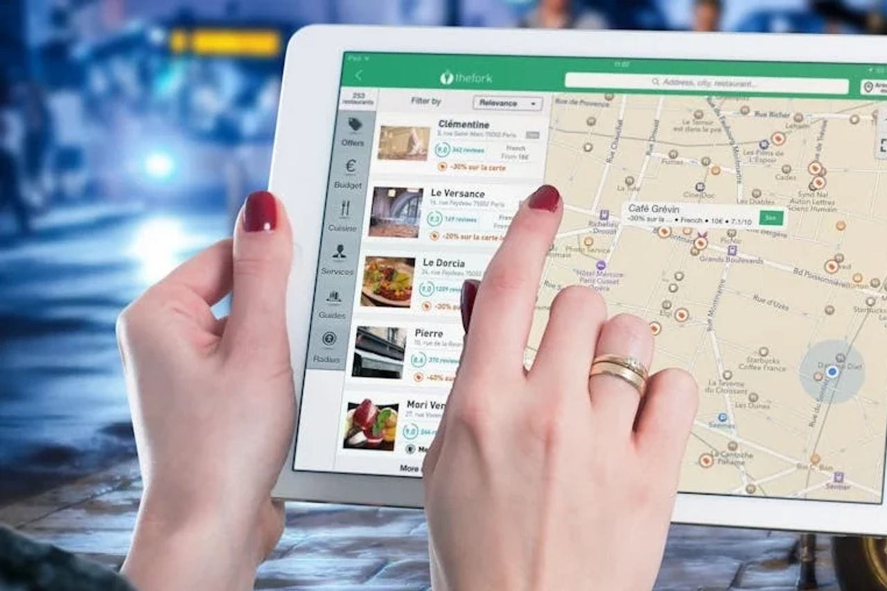 Utiles pour agrandir ou réduire une carte de Google Maps avec un doigt