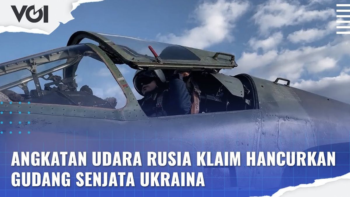 VIDEO: Russian Air Force Claims Destroyed Ukrainian Armory