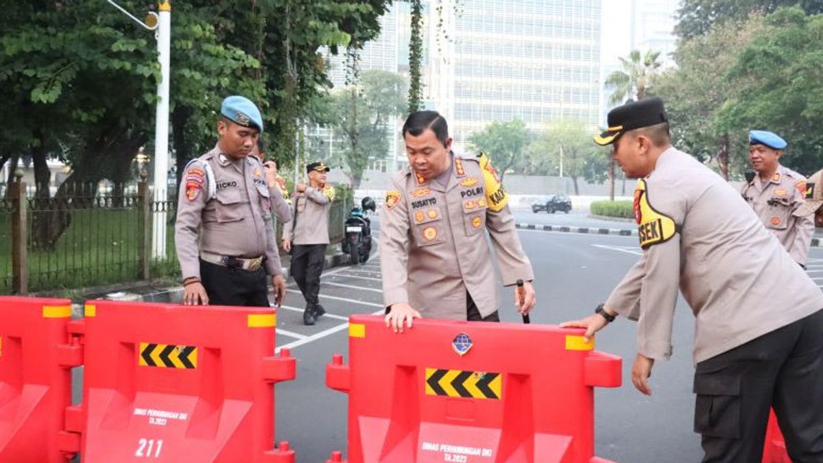 La police a arrêté 1 347 membres du personnel pour protester contre les Palestiniens à Jakarta