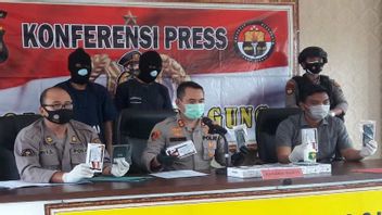 The Thief Of 10 Cellphones And 3 Kg Gas Cylinders In Temanggung Arrested