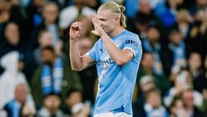 Haaland Cetak Rekor Gol Saat Man City Kerja Keras Kalahkan 10 Pemain Napoli